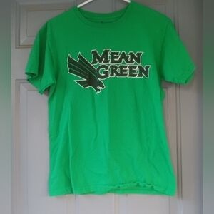 Women's Mean Green University of North Texas UNT T Shirt Size Small Unisex